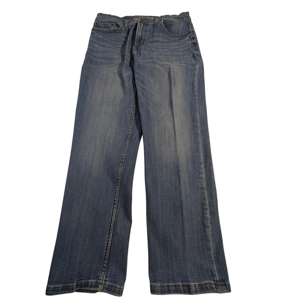 JO S. A. BANK‎ Women's Straight-Leg Jeans 34×29 Blue Denim